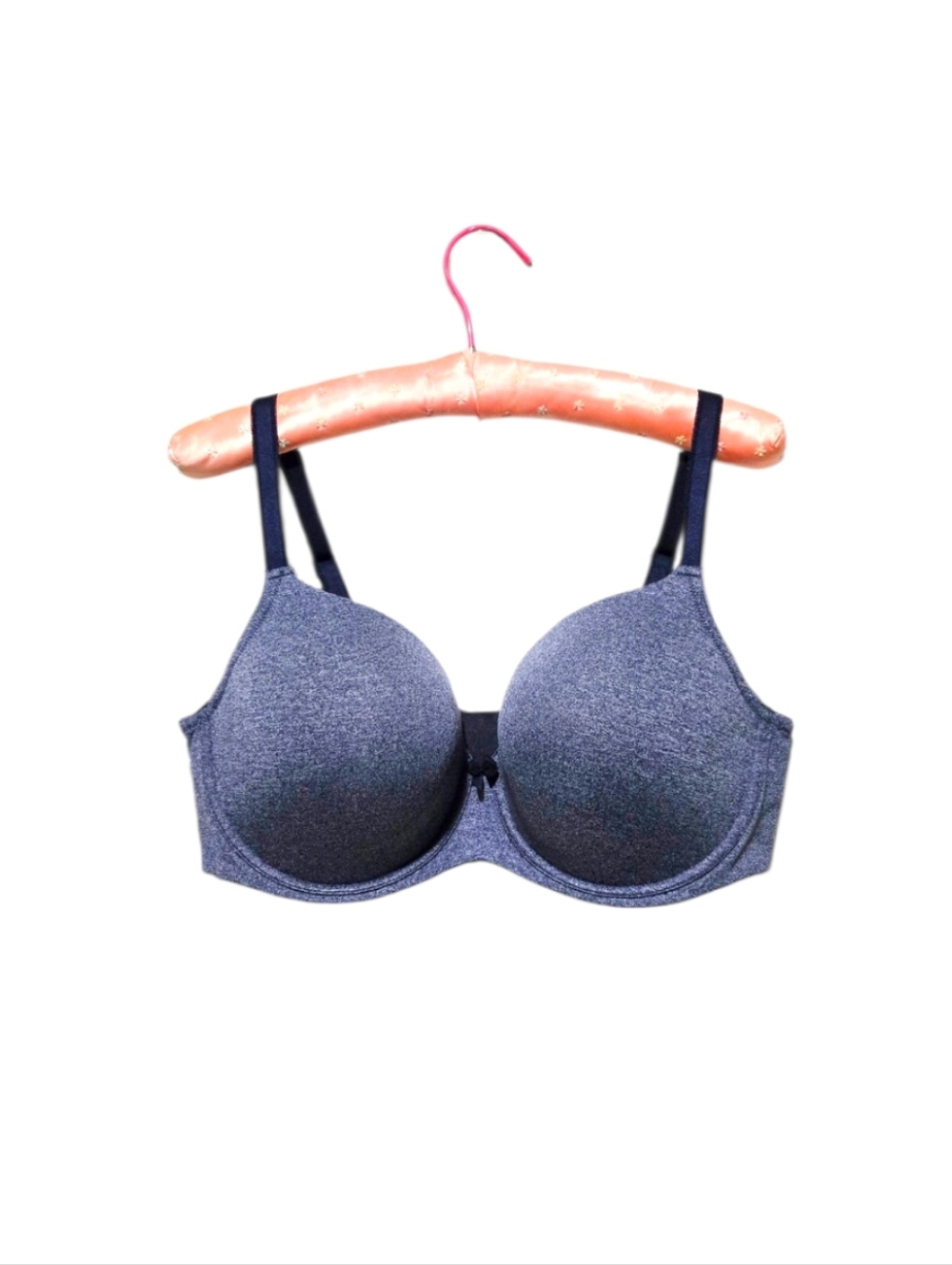 TORRID Curve 'Lightly Lined T-Shirt' Bra Heathered Navy 40DD